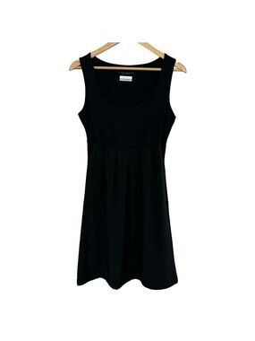 Columbia Sporty Summer Dress Sz S Black Casual Golf Tennis Hiking Outdoors VGUC